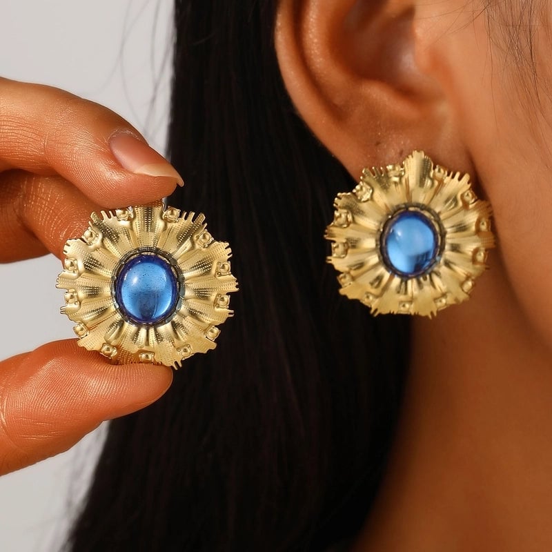 1 Pair Casual Minimalist Streetwear Geometric Plating 304 Stainless Steel Drop Earrings