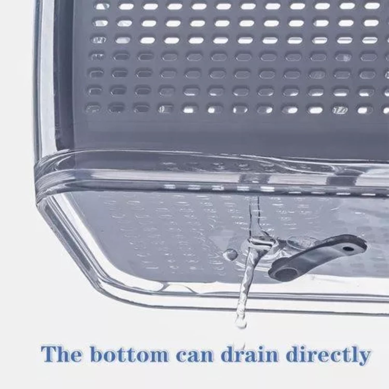 3 In 1 Refrigerator Storage Box . Plastic Fridge Container