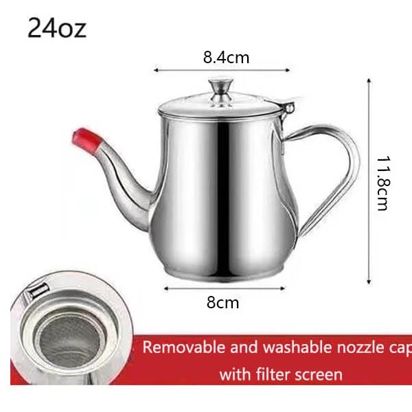 🔥Friday specials🔥Stainless Steel Oil Filter Pot