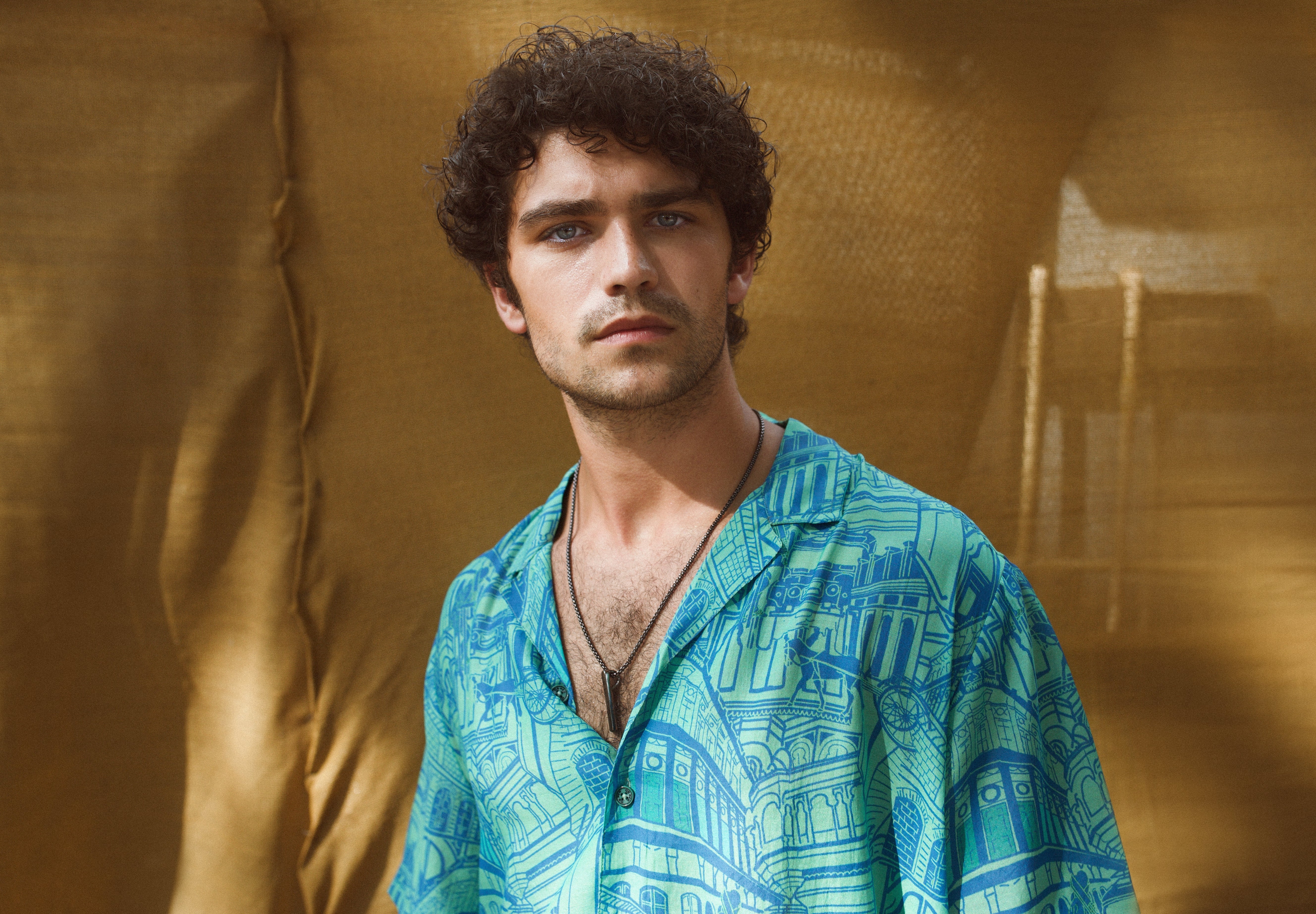 Rampuria Havelis Blue Oversize Shirt