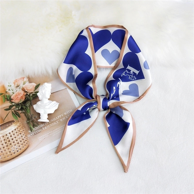 Double-sided Sharp-angled Silk Scarf