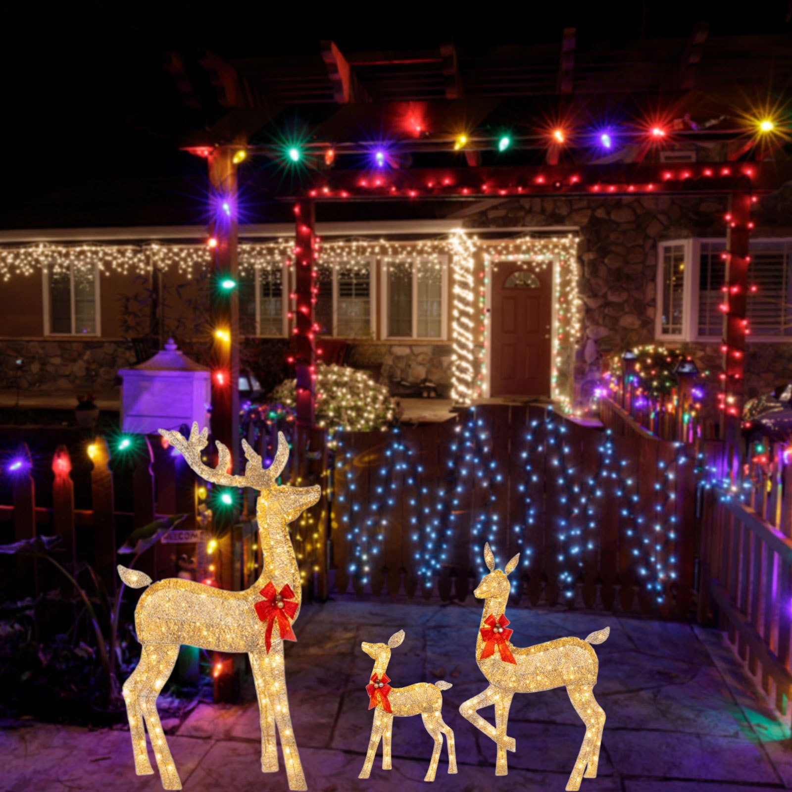 🔥 LED Deer Lighting