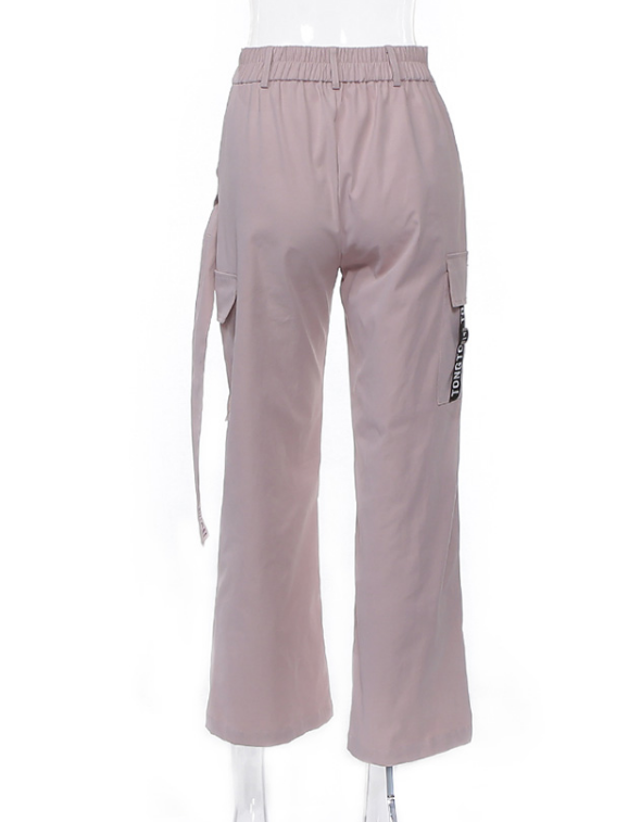 Pink Cargo Pants  KF9266