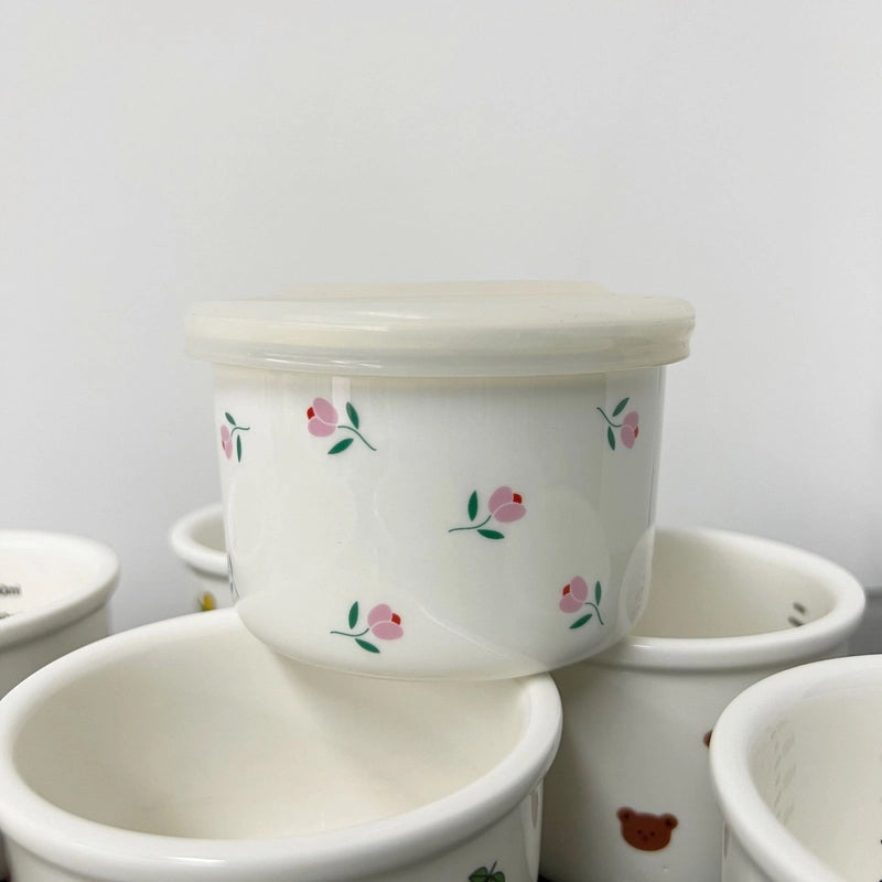 Ceramic Insulation Preservation Silicone Cover With Scale Tableware