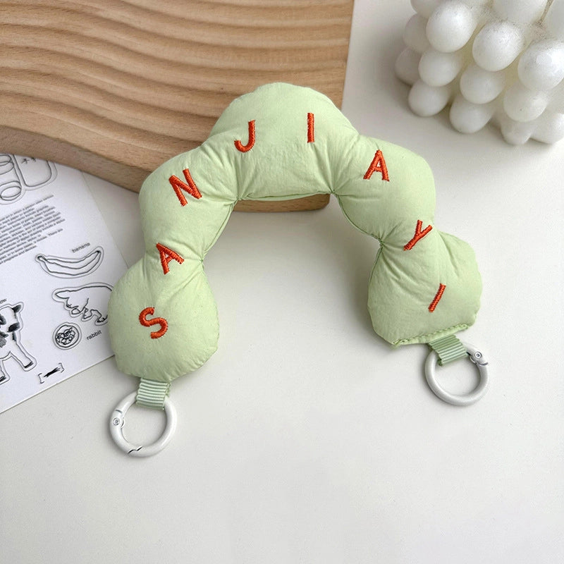 Women's Polyester Printing Animal Color Block Cute Square Buckle Shoulder Bag Phone Wallets