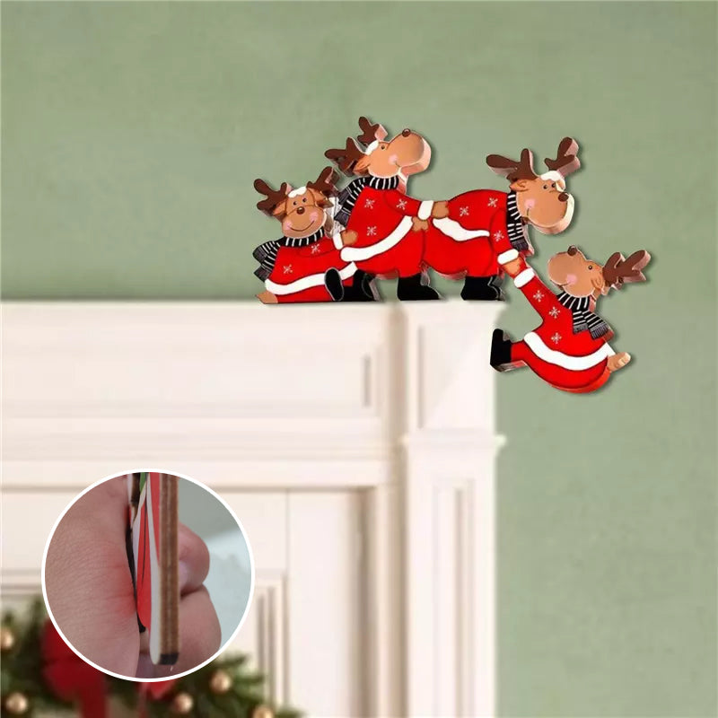 Funny Christmas Door Frame Decorations