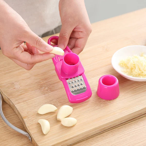 Multifunctional garlic grinder