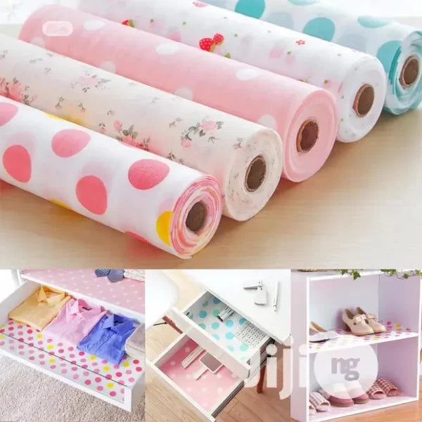 Kitchen Cabinet Sheet Roll Antibacterial Waterproof Cushion Pads