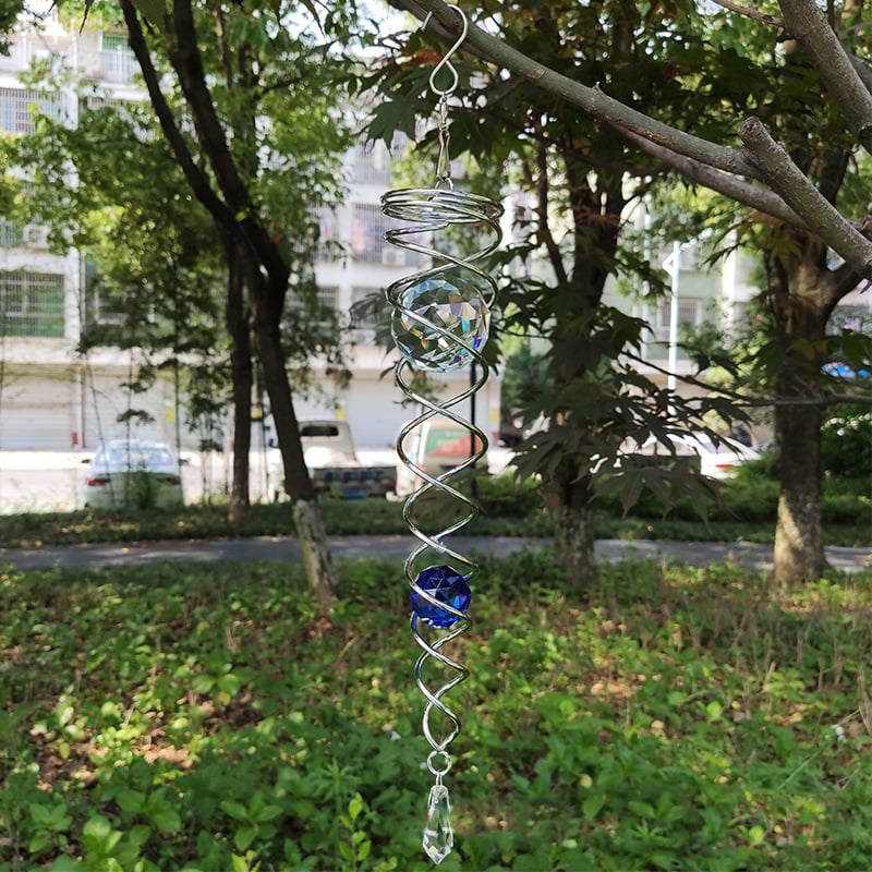 🎐LAST DAY SALE 49% OFF🔥-Gazing Ball Spiral Tail Wind Spinner Stabilizer