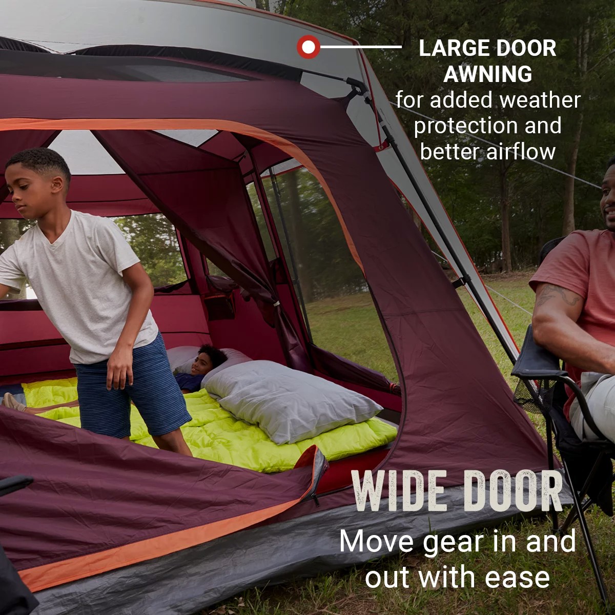 Skylodge™ 8-Person Camping Tent, Blackberry