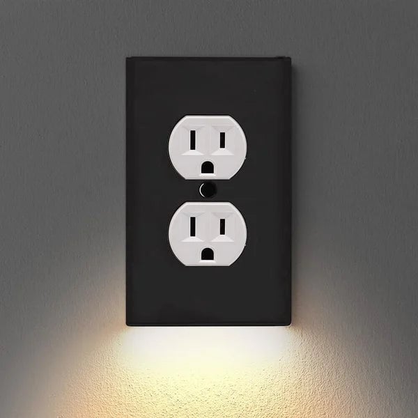 Outlet Wall Plate With LED Lights