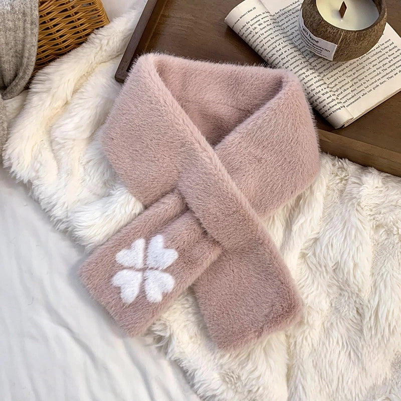 Women's Elegant Flower Polyester Printing Scarf