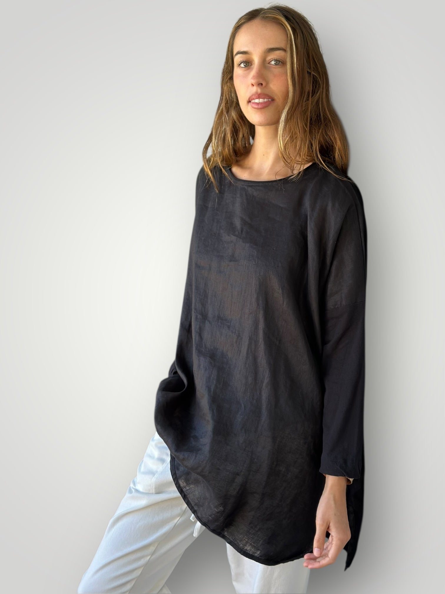 gabriella top-black