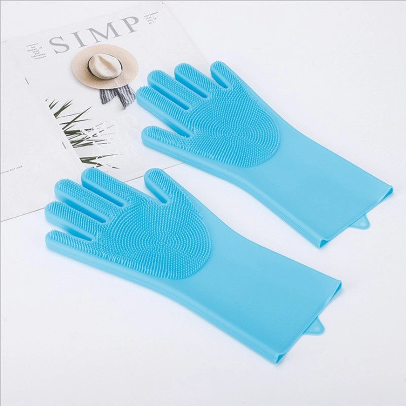 Basic Rubber Solid Color Pet Grooming Tools