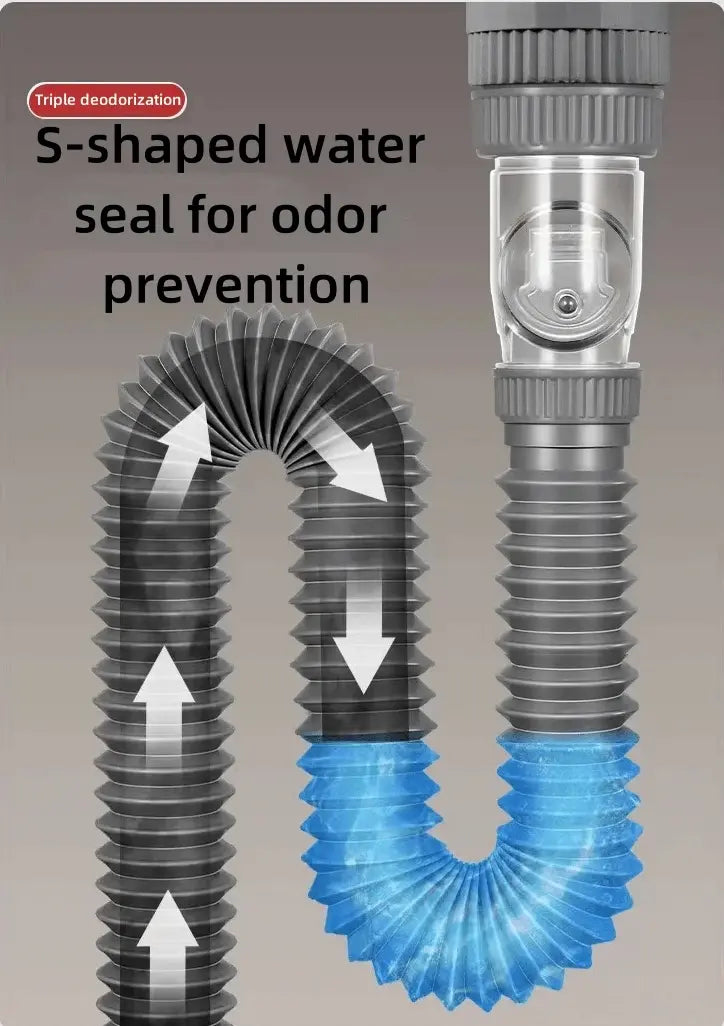 Universal Rotation of Anti-Odor Anti-Clogging Sewer Pipes