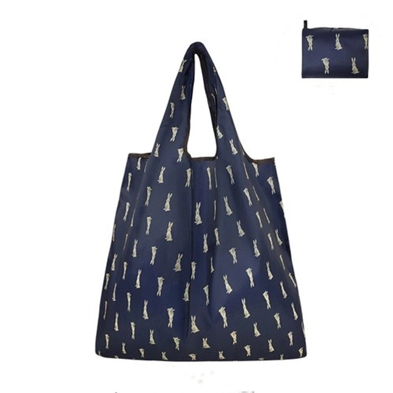 Women's Minimalist Classic Style Color Block Oxford Cloth Shopping Bags