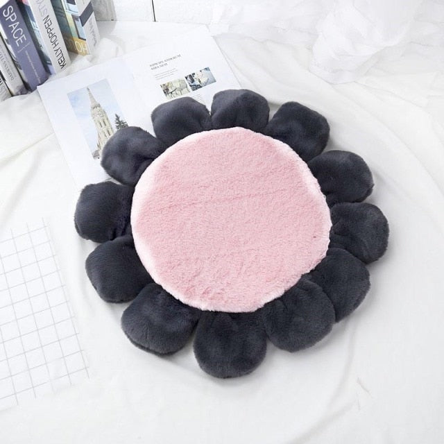 Warm Padded Flower Dog Cat Bed