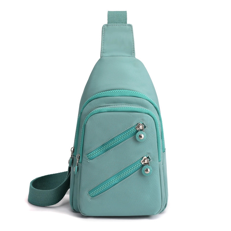 Women's Chest Bag New  Fashionable Women's Shoulder Messenger Bag Fashionable Casual Printed Chest Small Backpack