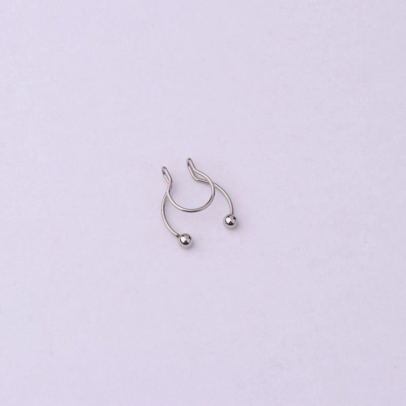 Nose Rings & Studs Geometric 316 Stainless Steel  Plating