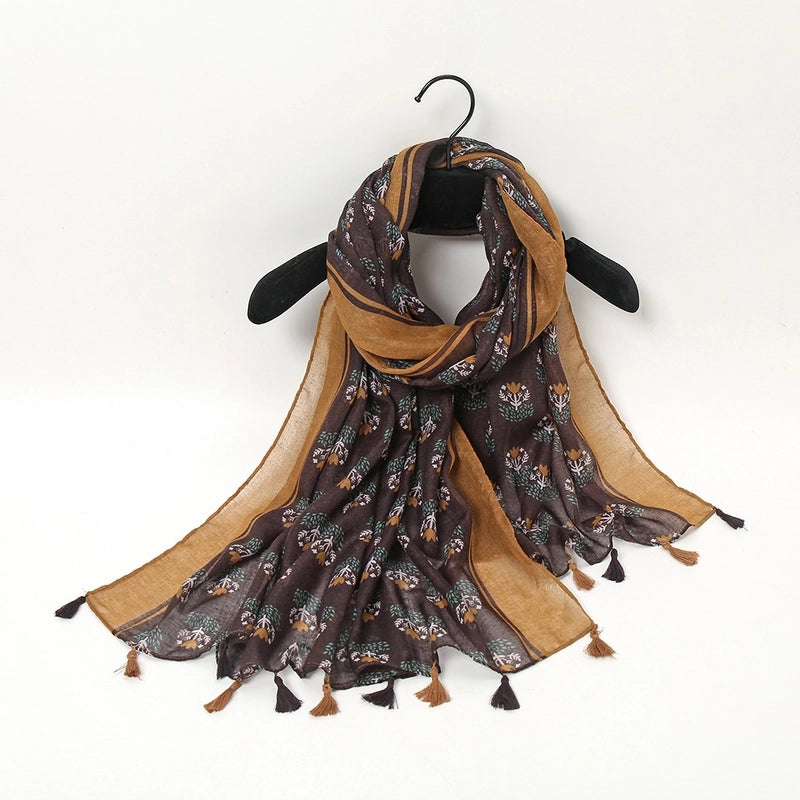 Unisex Vacation Sweet Geometric Polyester Scarf