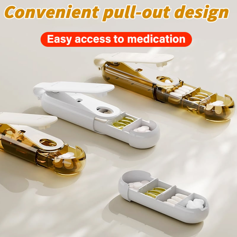 🔥2 IN 1 Portable Easy Pill Extractor & Layered Organizer