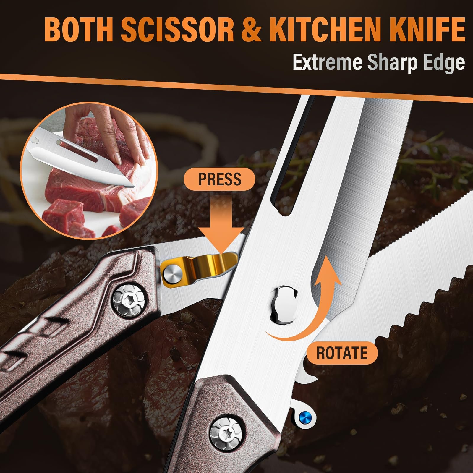 Heavy Duty Poultry Scissors