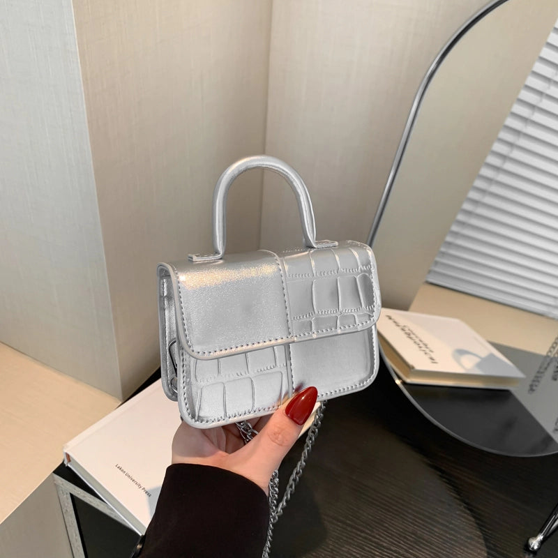 Candy Color Small Square Bag  Small Bag Fashion Portable Shoulder Messenger Bag