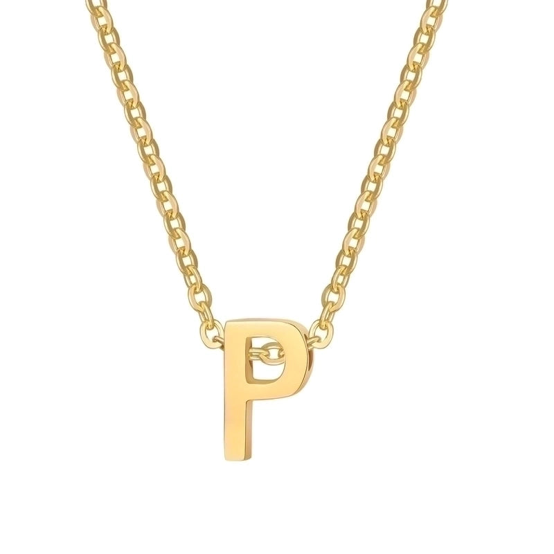 Minimalist Letter Stainless Steel Gold Plated Plating