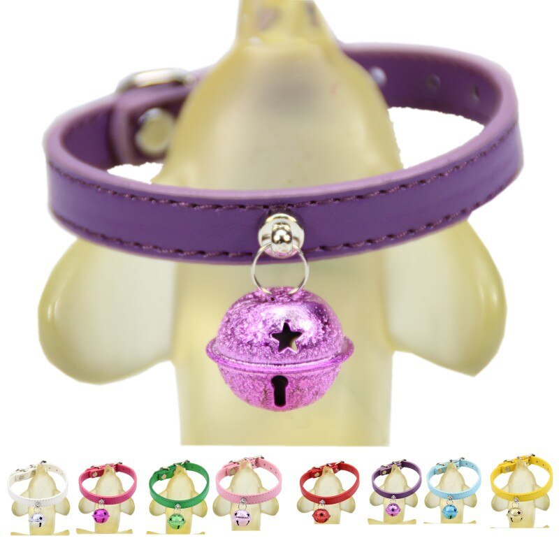 Adjustable PU Leather Dog Collar