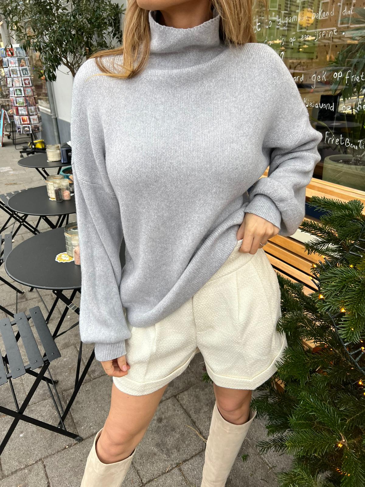 Lot sweater light grey