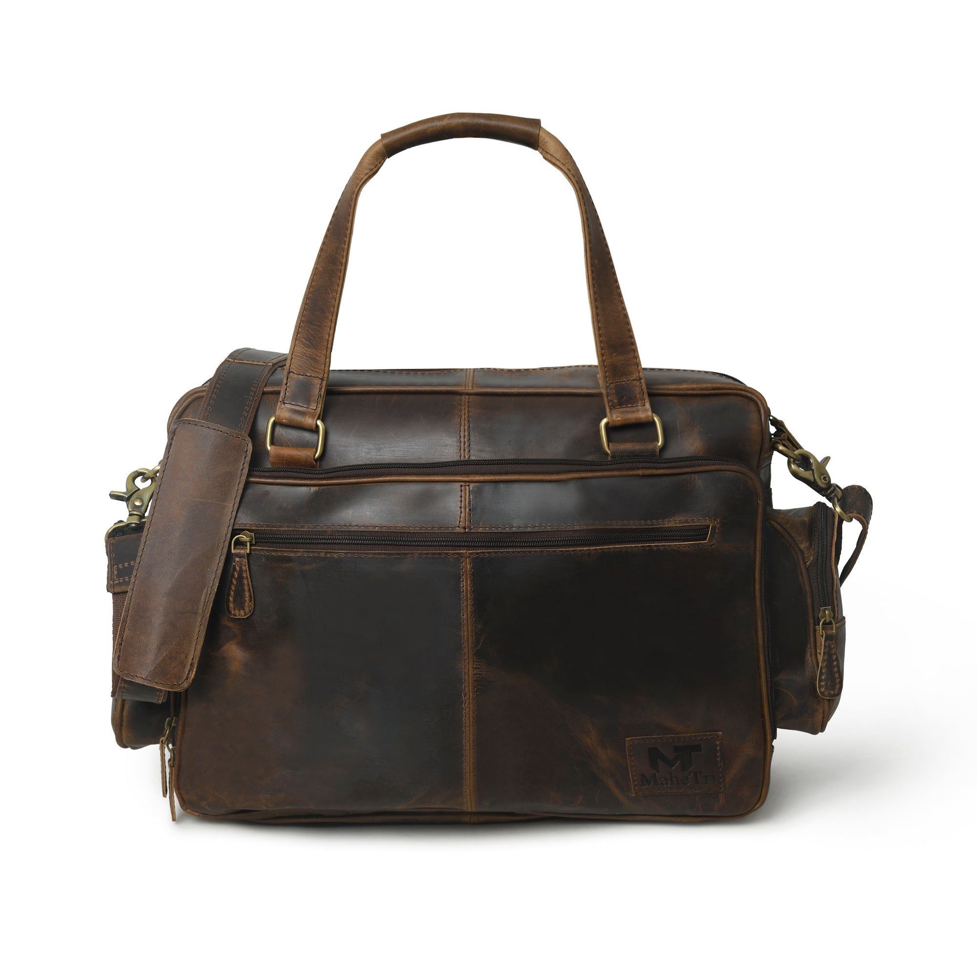 Floyd Handmade Buffalo Leather Office Briefcase