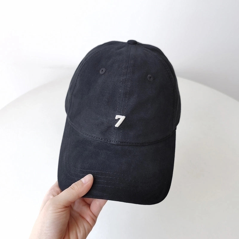 Unisex Classic Style Solid Color Curved Eaves Baseball Cap