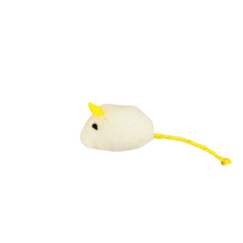 Pet Supplies Simulation Plush Mouse Doll Set Feather Mouse Scratch-resistant Bite Molar Cat Toy
