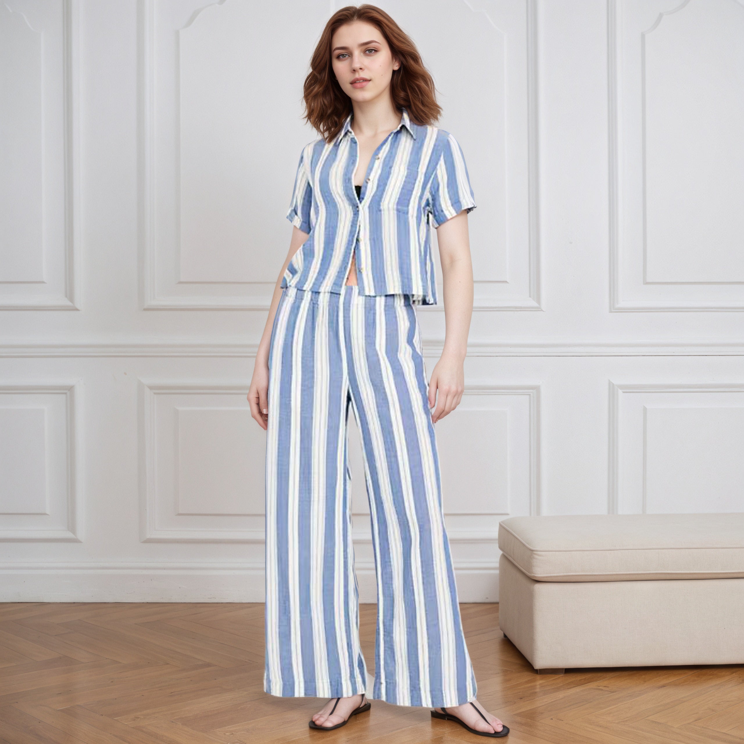High-Waisted Super Wide-Leg Pants
