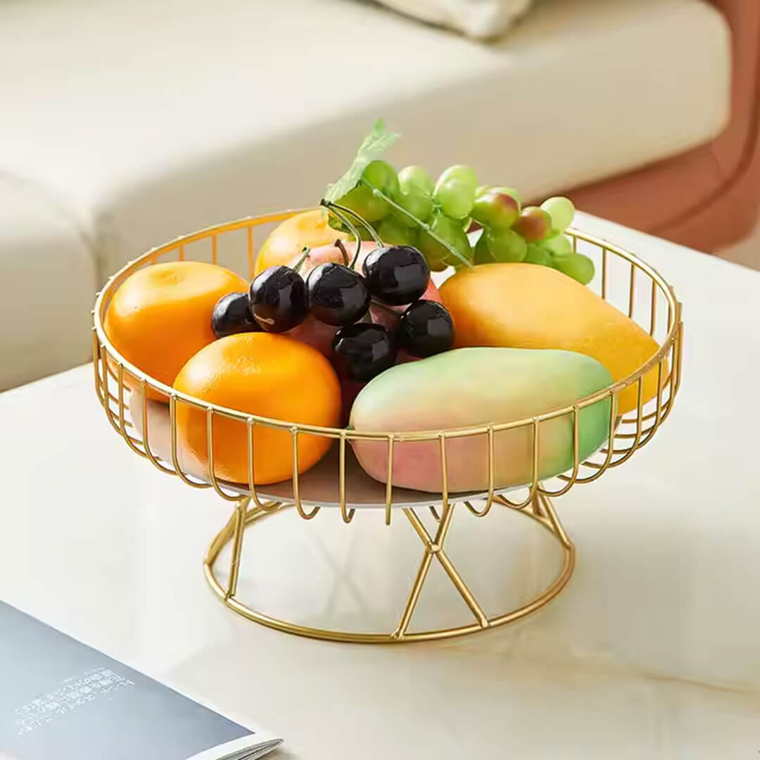 Modern Luxury Metal Fruit Basket