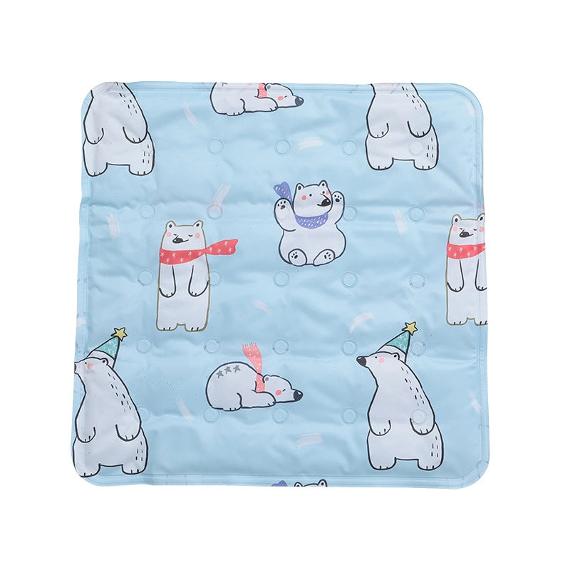 Ice Cushion Pet Ice Cushion Soft Ice Gel Cold Cushion Dog Kennel Mat Office Student Cool Mat Manufacturers