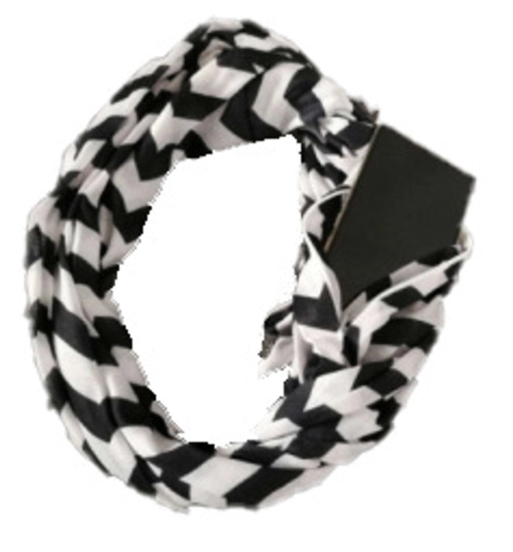 Pocket Scarf Scarf Women Fish Bone Zipper Storage Pocket Scarf Infinity Scarf