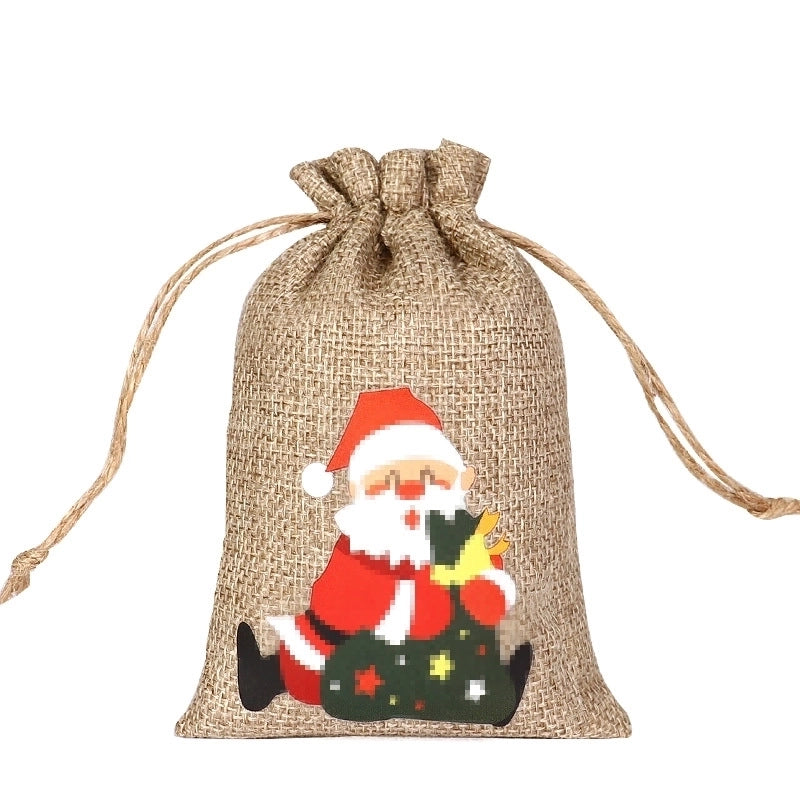Christmas Linen Christmas House Christmas Tree Santa Claus Cute