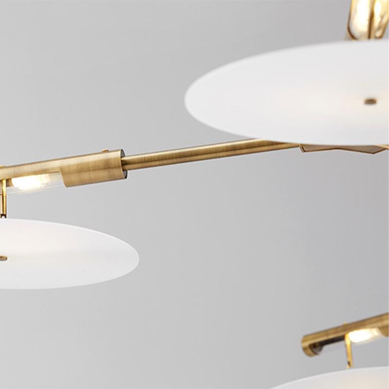 Ingrid 9 | Modern Branching Disc Chandelier