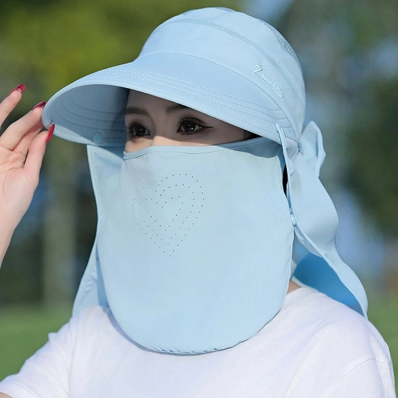 Women's Minimalist Solid Color Big Eaves Sun Hat