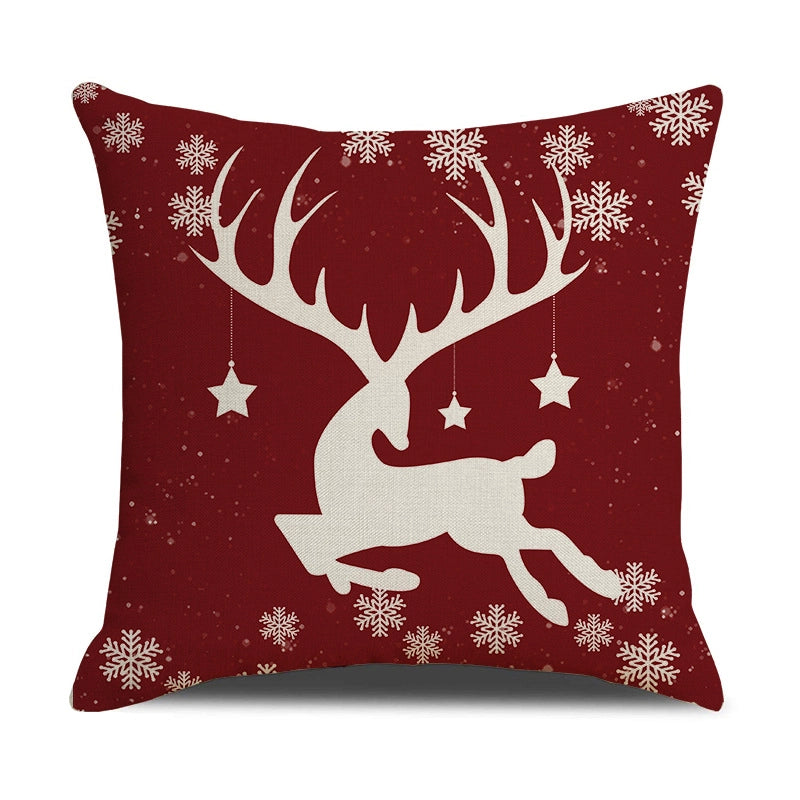 Fashion Letter Elk Polyester Pillow Cases