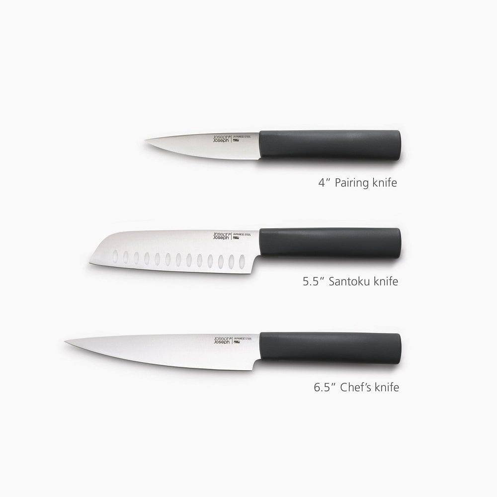 Nest 6-pc Knives and Chopping Boards Set