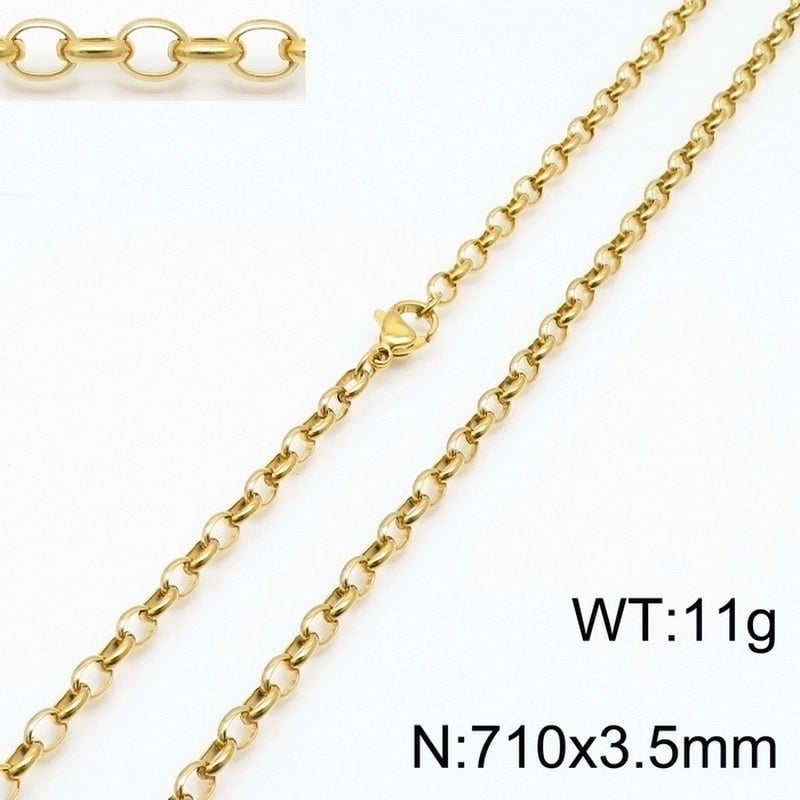 Fashion Geometric Titanium Steel 18K Gold Plated Bracelets In Bulk