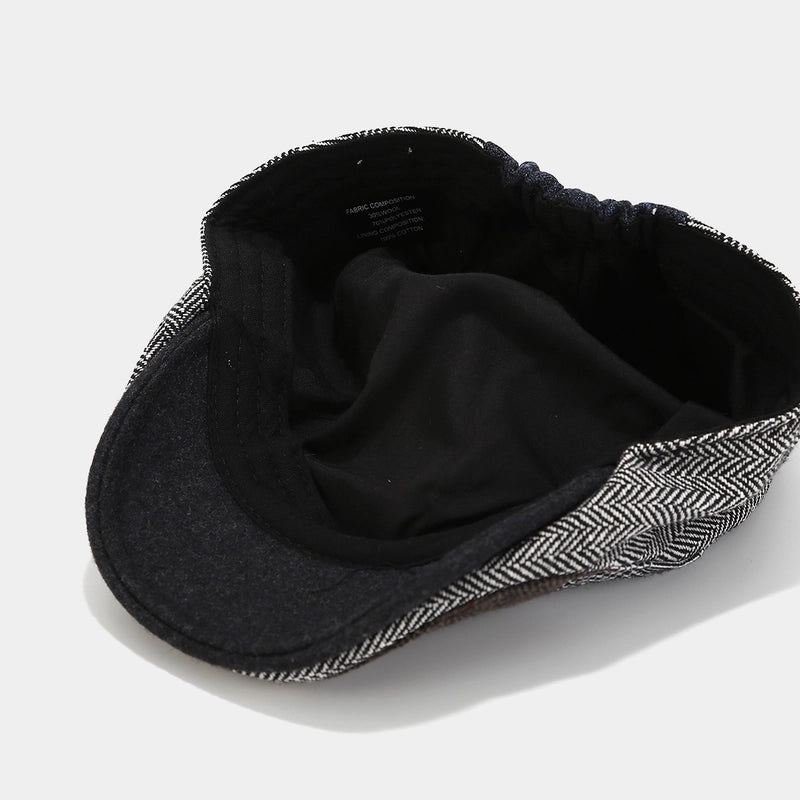 Unisex Retro Sweet Lattice Curved Eaves Advance Hats
