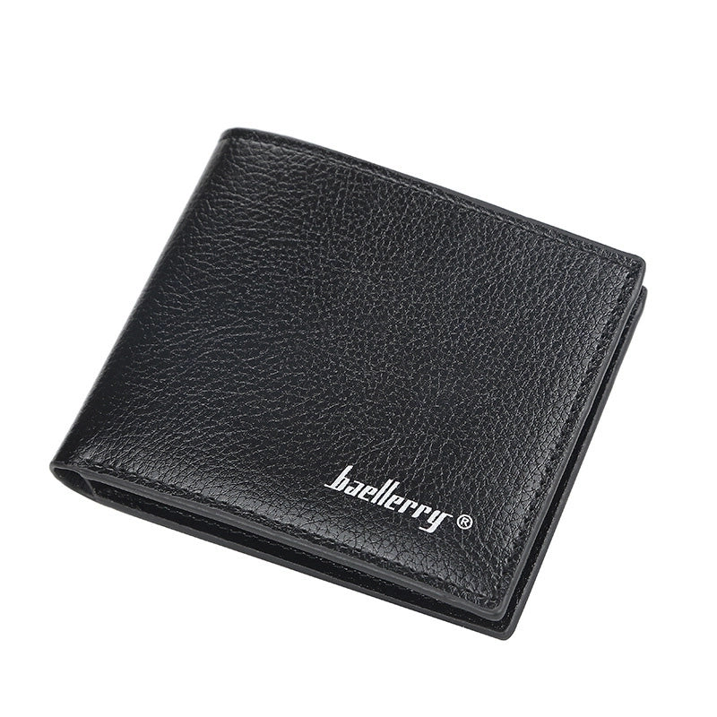 Basic Solid Color Square Flip Cover Small Wallet