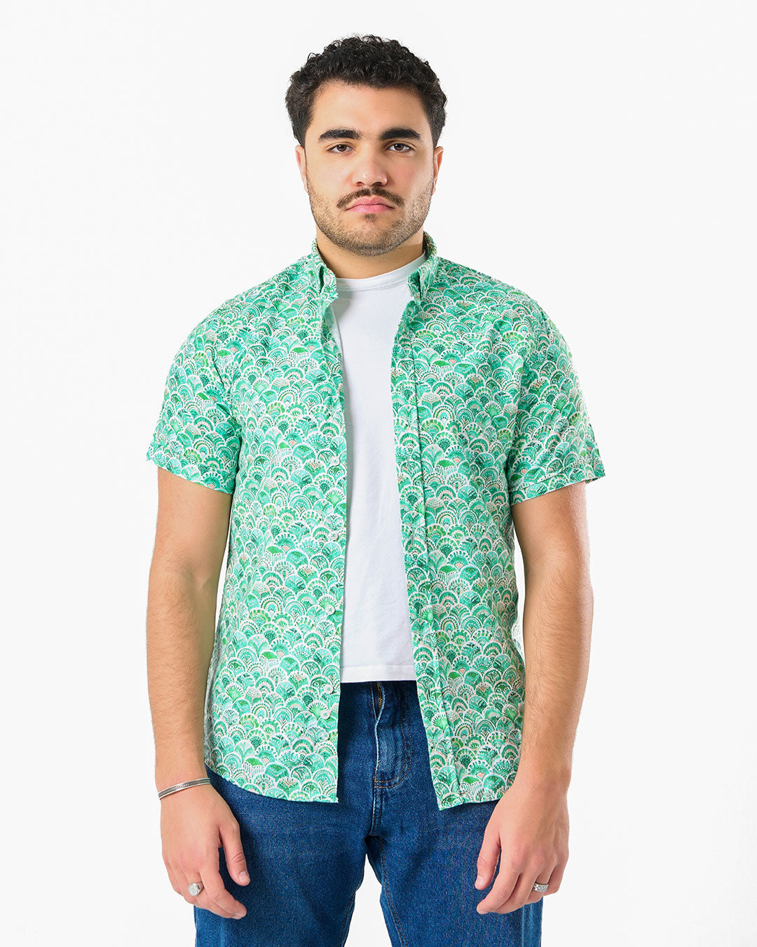 Casual Slim Fit Mens Short Sleeve Shirt