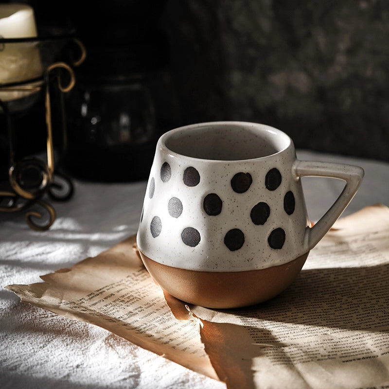 Casual Vacation Solid Color Ceramics Mug 1 Piece