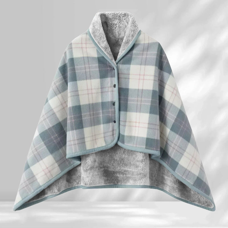 Casual Lattice Polyester Shawl Blanket Bedding