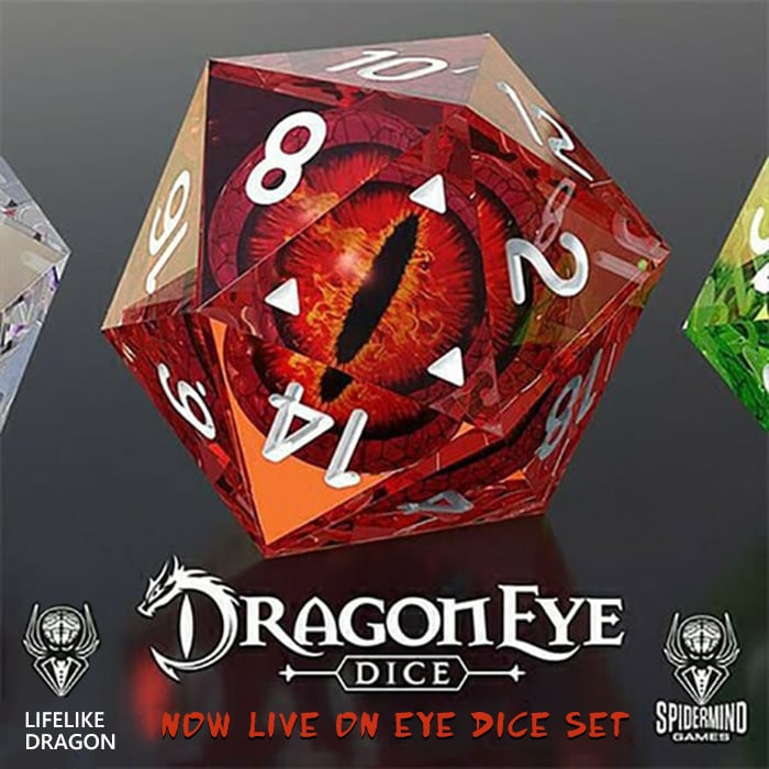 ⏰Promotion 48% OFF💥Lifelike Green Dragon Eye Dice