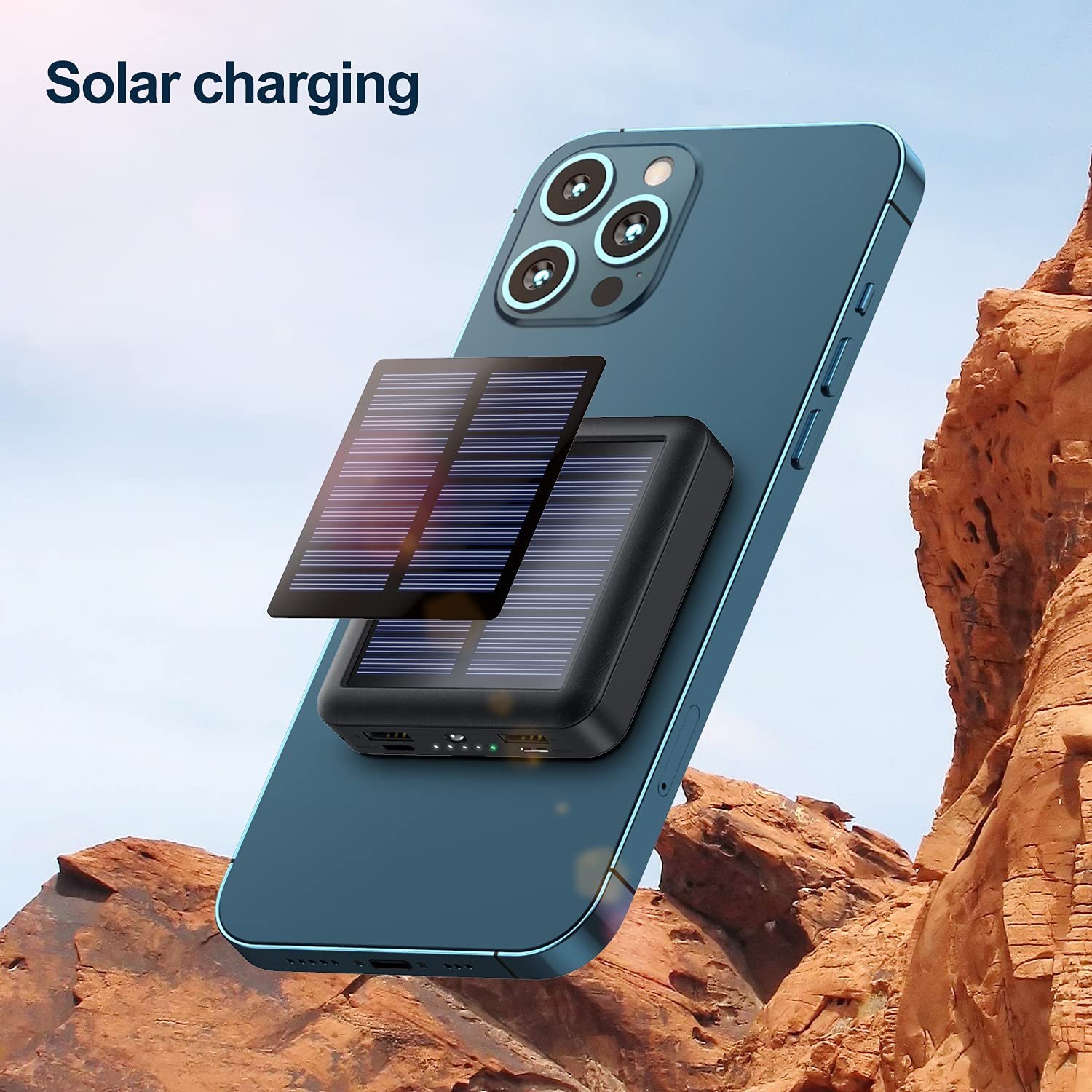 ( Promotion - 49% OFF) Solar Power Bank. BUY 2 FREE SHIPPING🔥🔥